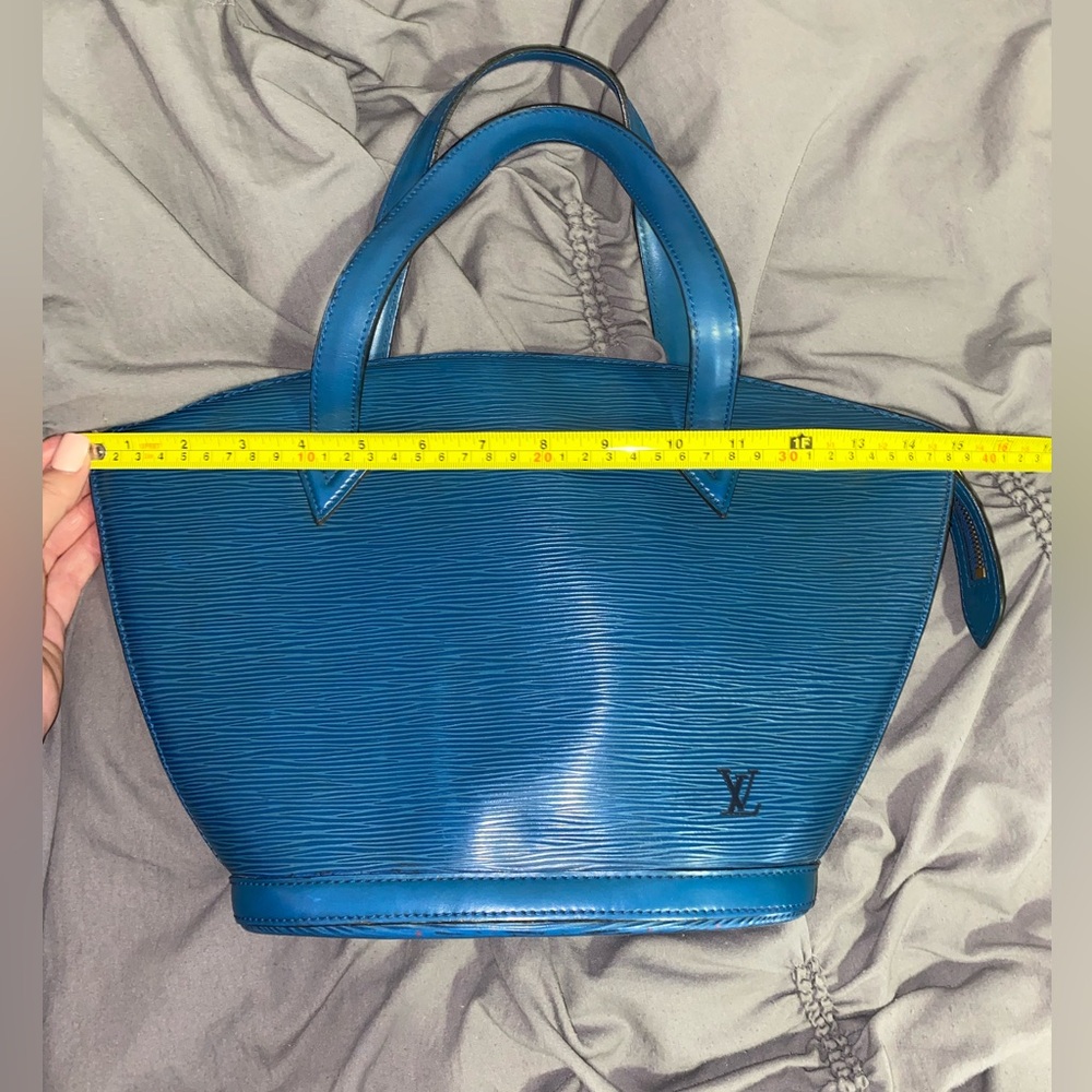 Louis Vuitton Blue Saint Jacques Epi Leather GM - Picture 11 of 11